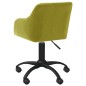 vidaXL Esszimmerstühle 4 Stk. Drehbar Grün Stoff vidaXL Esszimmerstühle 4 Stk. Drehbar Grün Stoff