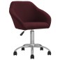 vidaXL Esszimmerstühle 4 Stk. Drehbar Lila Stoff vidaXL Esszimmerstühle 4 Stk. Drehbar Lila Stoff