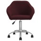 vidaXL Esszimmerstühle 4 Stk. Drehbar Lila Stoff vidaXL Esszimmerstühle 4 Stk. Drehbar Lila Stoff
