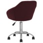 vidaXL Esszimmerstühle 4 Stk. Drehbar Lila Stoff vidaXL Esszimmerstühle 4 Stk. Drehbar Lila Stoff