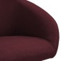 vidaXL Esszimmerstühle 4 Stk. Drehbar Lila Stoff vidaXL Esszimmerstühle 4 Stk. Drehbar Lila Stoff