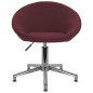 vidaXL Esszimmerstühle 4 Stk. Drehbar Lila Stoff vidaXL Esszimmerstühle 4 Stk. Drehbar Lila Stoff