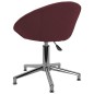 vidaXL Esszimmerstühle 4 Stk. Drehbar Lila Stoff vidaXL Esszimmerstühle 4 Stk. Drehbar Lila Stoff