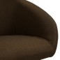 vidaXL Esszimmerstühle 4 Stk. Drehbar Dunkelbraun Stoff vidaXL Esszimmerstühle 4 Stk. Drehbar Dunkelbraun Stoff