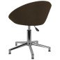 vidaXL Esszimmerstühle 6 Stk. Drehbar Dunkelbraun Stoff vidaXL Esszimmerstühle 6 Stk. Drehbar Dunkelbraun Stoff