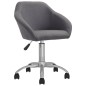 vidaXL Esszimmerstühle 4 Stk. Drehbar Hellgrau Stoff vidaXL Esszimmerstühle 4 Stk. Drehbar Hellgrau Stoff