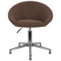vidaXL Esszimmerstühle 6 Stk. Drehbar Braun Stoff vidaXL Esszimmerstühle 6 Stk. Drehbar Braun Stoff