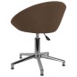 vidaXL Esszimmerstühle 6 Stk. Drehbar Braun Stoff vidaXL Esszimmerstühle 6 Stk. Drehbar Braun Stoff