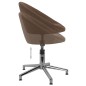 vidaXL Esszimmerstühle 6 Stk. Drehbar Braun Stoff vidaXL Esszimmerstühle 6 Stk. Drehbar Braun Stoff