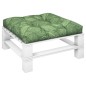 Palettenkissen Blattmuster 70x70x12 cm Stoff Palettenkissen Blattmuster 70x70x12 cm Stoff