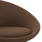 vidaXL Esszimmerstühle 6 Stk. Drehbar Braun Stoff vidaXL Esszimmerstühle 6 Stk. Drehbar Braun Stoff