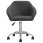 vidaXL Esszimmerstühle 6 Stk. Drehbar Dunkelgrau Stoff vidaXL Esszimmerstühle 6 Stk. Drehbar Dunkelgrau Stoff