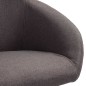 vidaXL Esszimmerstuhl Drehbar Taupe Stoff vidaXL Esszimmerstuhl Drehbar Taupe Stoff