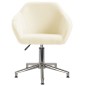 vidaXL Esszimmerstuhl Drehbar Creme Stoff vidaXL Esszimmerstuhl Drehbar Creme Stoff