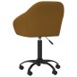 vidaXL Esszimmerstühle 4 Stk. Drehbar Braun Samt vidaXL Esszimmerstühle 4 Stk. Drehbar Braun Samt