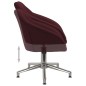 vidaXL Esszimmerstühle 4 Stk. Drehbar Lila Stoff vidaXL Esszimmerstühle 4 Stk. Drehbar Lila Stoff