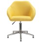 vidaXL Esszimmerstühle 6 Stk. Drehbar Gelb Stoff vidaXL Esszimmerstühle 6 Stk. Drehbar Gelb Stoff