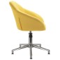 vidaXL Esszimmerstühle 4 Stk. Drehbar Gelb Stoff vidaXL Esszimmerstühle 4 Stk. Drehbar Gelb Stoff
