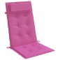 Hochlehner-Auflagen 4 Stk. Rosa Oxford-Gewebe Hochlehner-Auflagen 4 Stk. Rosa Oxford-Gewebe