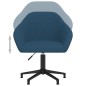 vidaXL Bürostuhl Drehbar Blau Samt vidaXL Bürostuhl Drehbar Blau Samt