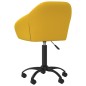 vidaXL Esszimmerstühle 4 Stk. Drehbar Gelb Samt vidaXL Esszimmerstühle 4 Stk. Drehbar Gelb Samt