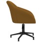 vidaXL Esszimmerstühle 6 Stk. Drehbar Braun Samt vidaXL Esszimmerstühle 6 Stk. Drehbar Braun Samt