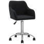 vidaXL Esszimmerstühle 4 Stk. Drehbar Schwarz Stoff vidaXL Esszimmerstühle 4 Stk. Drehbar Schwarz Stoff