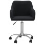 vidaXL Esszimmerstühle 4 Stk. Drehbar Schwarz Stoff vidaXL Esszimmerstühle 4 Stk. Drehbar Schwarz Stoff