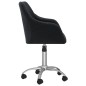 vidaXL Esszimmerstühle 4 Stk. Drehbar Schwarz Stoff vidaXL Esszimmerstühle 4 Stk. Drehbar Schwarz Stoff