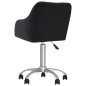 vidaXL Esszimmerstühle 4 Stk. Drehbar Schwarz Stoff vidaXL Esszimmerstühle 4 Stk. Drehbar Schwarz Stoff