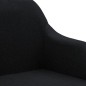 vidaXL Esszimmerstühle 4 Stk. Drehbar Schwarz Stoff vidaXL Esszimmerstühle 4 Stk. Drehbar Schwarz Stoff