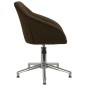vidaXL Esszimmerstühle 4 Stk. Drehbar Dunkelbraun Stoff vidaXL Esszimmerstühle 4 Stk. Drehbar Dunkelbraun Stoff