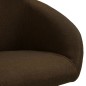 vidaXL Esszimmerstühle 4 Stk. Drehbar Dunkelbraun Stoff vidaXL Esszimmerstühle 4 Stk. Drehbar Dunkelbraun Stoff