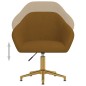 vidaXL Esszimmerstühle 6 Stk. Drehbar Braun Samt vidaXL Esszimmerstühle 6 Stk. Drehbar Braun Samt