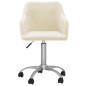 vidaXL Esszimmerstühle 4 Stk. Drehbar Creme Stoff vidaXL Esszimmerstühle 4 Stk. Drehbar Creme Stoff