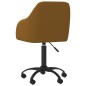 vidaXL Esszimmerstühle 4 Stk. Drehbar Braun Samt vidaXL Esszimmerstühle 4 Stk. Drehbar Braun Samt