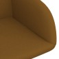 vidaXL Esszimmerstühle 4 Stk. Drehbar Braun Samt vidaXL Esszimmerstühle 4 Stk. Drehbar Braun Samt
