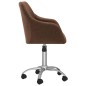 vidaXL Esszimmerstühle 4 Stk. Drehbar Braun Stoff vidaXL Esszimmerstühle 4 Stk. Drehbar Braun Stoff
