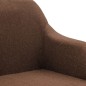 vidaXL Esszimmerstühle 4 Stk. Drehbar Braun Stoff vidaXL Esszimmerstühle 4 Stk. Drehbar Braun Stoff