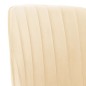 vidaXL Esszimmerstühle 6 Stk. Drehbar Creme Samt vidaXL Esszimmerstühle 6 Stk. Drehbar Creme Samt