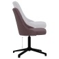 vidaXL Esszimmerstühle 4 Stk. Drehbar Braun Stoff vidaXL Esszimmerstühle 4 Stk. Drehbar Braun Stoff