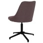 vidaXL Esszimmerstühle 4 Stk. Drehbar Braun Stoff vidaXL Esszimmerstühle 4 Stk. Drehbar Braun Stoff
