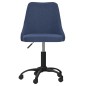 vidaXL Esszimmerstühle 4 Stk. Drehbar Blau Stoff vidaXL Esszimmerstühle 4 Stk. Drehbar Blau Stoff
