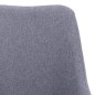 vidaXL Esszimmerstühle 4 Stk. Drehbar Hellgrau Stoff vidaXL Esszimmerstühle 4 Stk. Drehbar Hellgrau Stoff