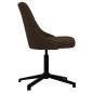 vidaXL Esszimmerstühle 4 Stk. Drehbar Dunkelbraun Stoff vidaXL Esszimmerstühle 4 Stk. Drehbar Dunkelbraun Stoff