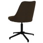 vidaXL Esszimmerstühle 4 Stk. Drehbar Dunkelbraun Stoff vidaXL Esszimmerstühle 4 Stk. Drehbar Dunkelbraun Stoff