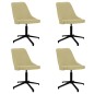 vidaXL Esszimmerstühle 4 Stk. Drehbar Grün Stoff vidaXL Esszimmerstühle 4 Stk. Drehbar Grün Stoff