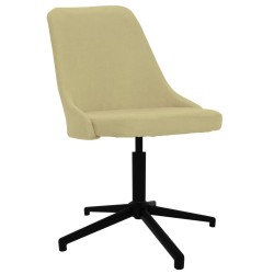 vidaXL Esszimmerstühle 4 Stk. Drehbar Grün Stoff