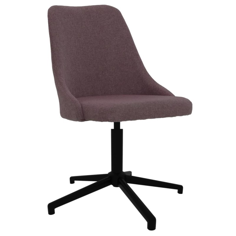 vidaXL Bürostuhl Drehbar Braun Stoff vidaXL Bürostuhl Drehbar Braun Stoff
