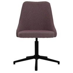 vidaXL Bürostuhl Drehbar Braun Stoff